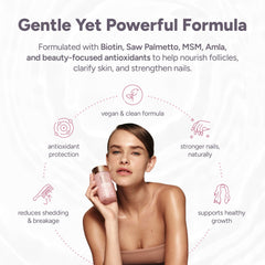 Halo Beauty daily dosing with two capsules for routine support
