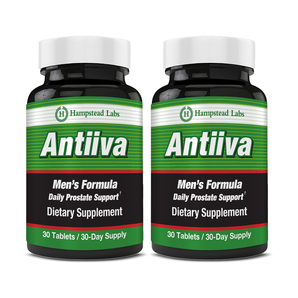 Hampstead Labs Prostate Health bottle front supports daily urinary comfort for men.