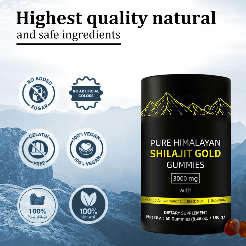 Hanachi Shilajit Gummies travel-pack ideal for on-the-go use.
