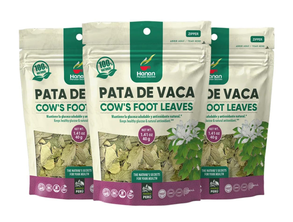 Hanan Pata de Vaca loose-leaf tea ready for infusion, promoting a balanced lifestyle.