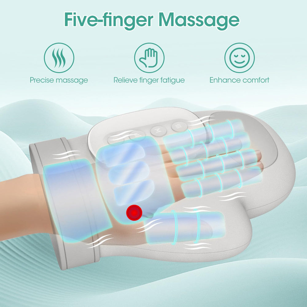 Three modes on Hand Massager for customized relaxation.