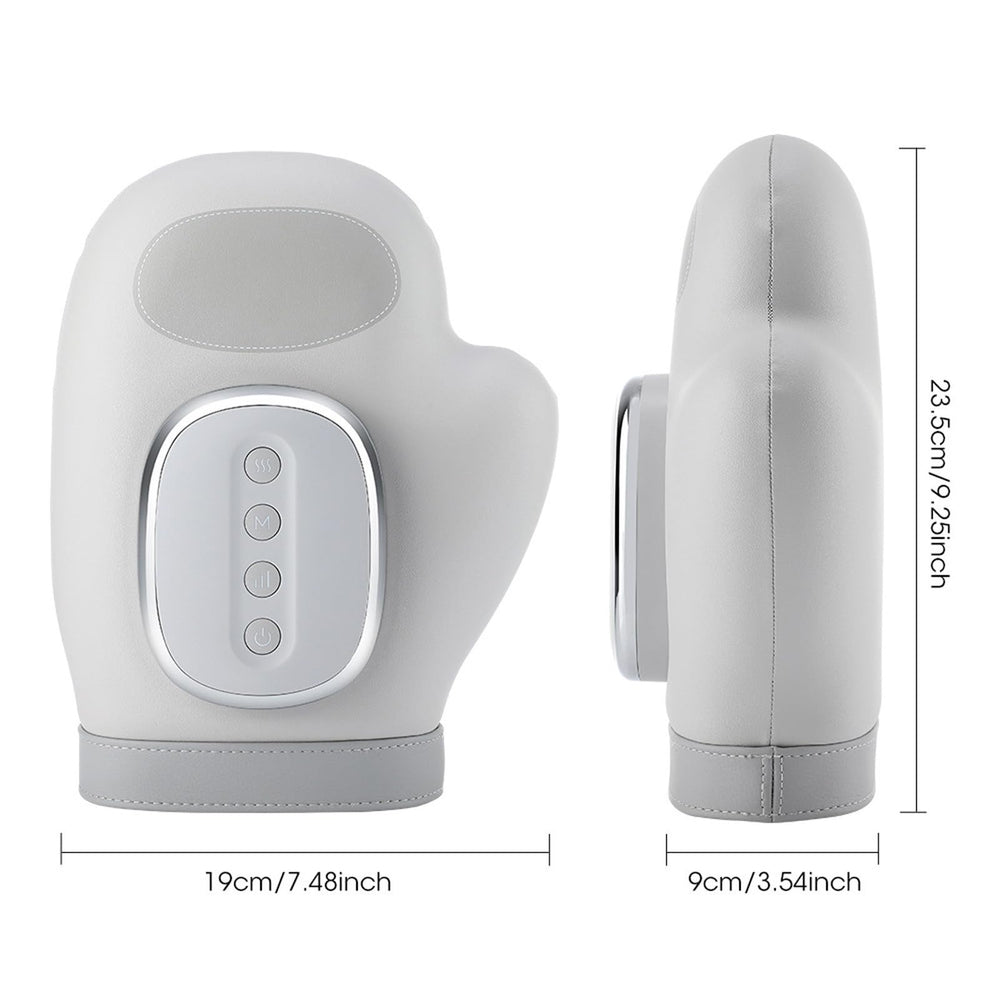Hand Massager in use at work to unwind hands.
