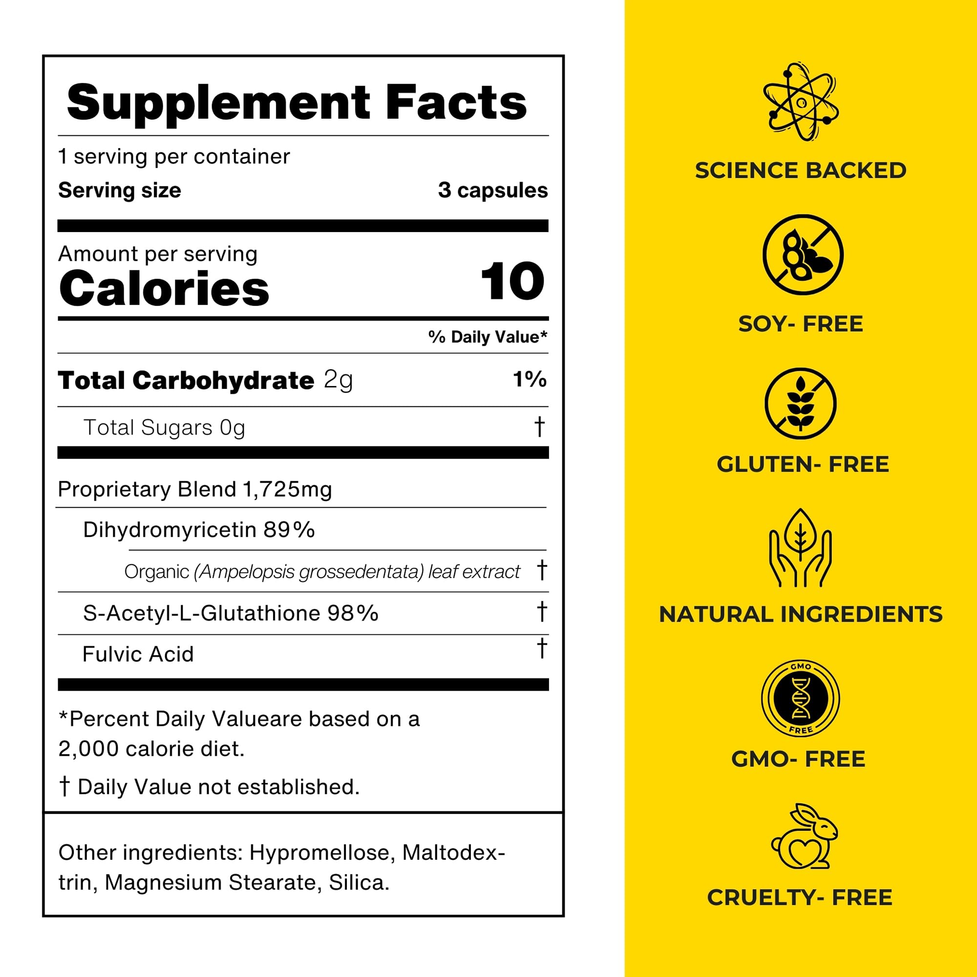 Hangovr-180 Tri-Power capsules closeup highlighting convenient three-capsule serving.