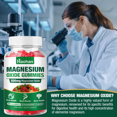 Haohan Magnesium Oxide Gummies plant-based formula emphasizes clean ingredients.