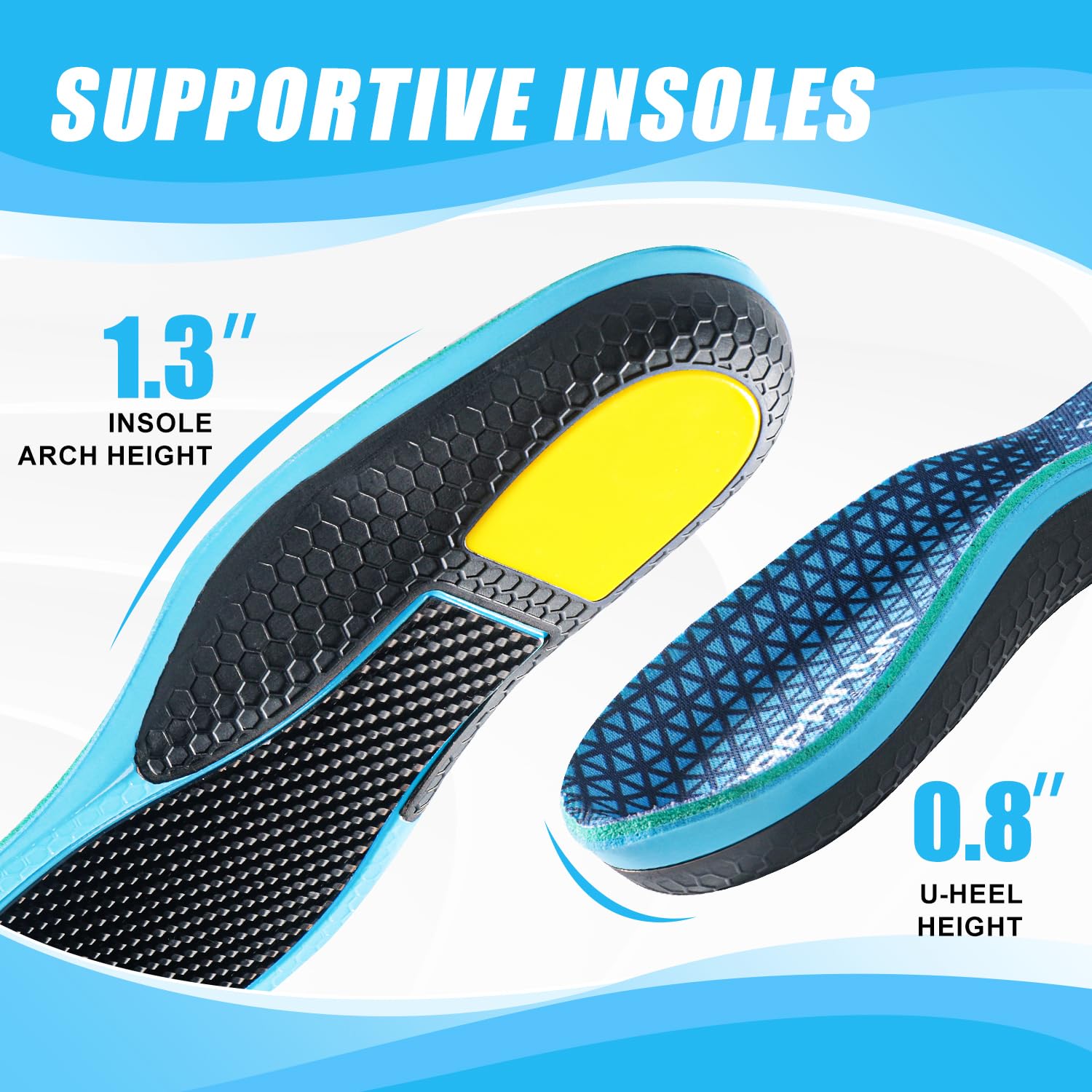 Hapanun anti-torsion heel-wrap aids stability on uneven terrains.