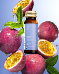 Happy Aging magnesium sulfate shot bottle indicating muscle relaxation and fatigue relief potential