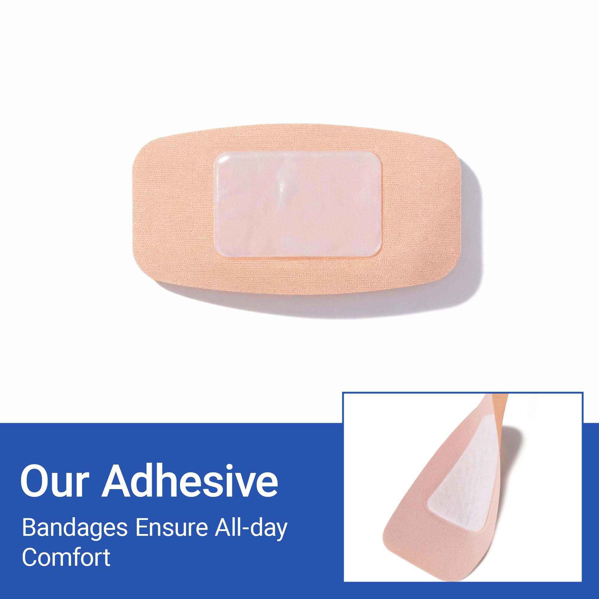 HAPPY CHEERS breathable cloth backing keeps skin comfortable during extended wear