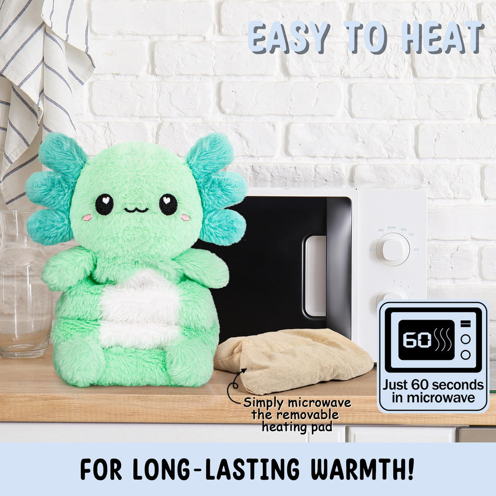 Happy Fuel Axolotl 2 lb weighted wrap delivers cozy comfort.