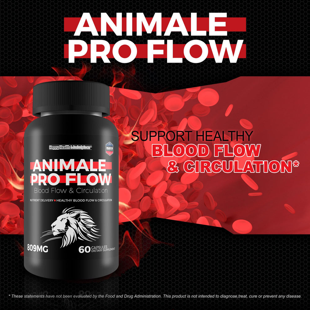 Animale Pro Flow packaging box on desk for convenient at-home use.