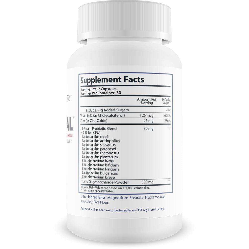 Happy Health Marketplace Pro Nasal capsule close-up for easy daily sinus and oral health support.