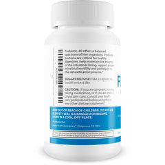 Happy Health Marketplace Probiotic Fungus Eliminate Pro label closeup showing USA-made quality.