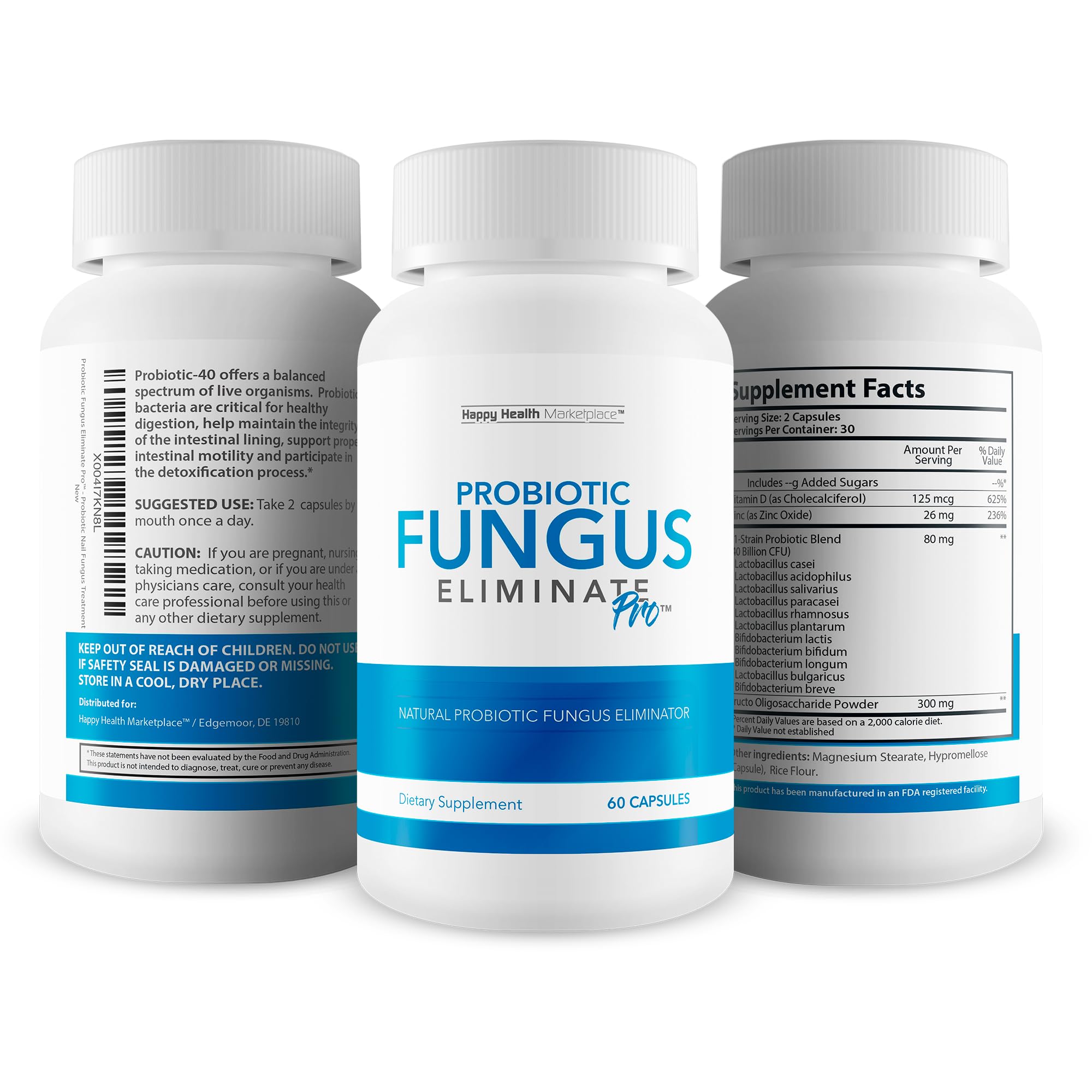 Happy Health Marketplace Probiotic Fungus Eliminate Pro usage scene for routine nail care.