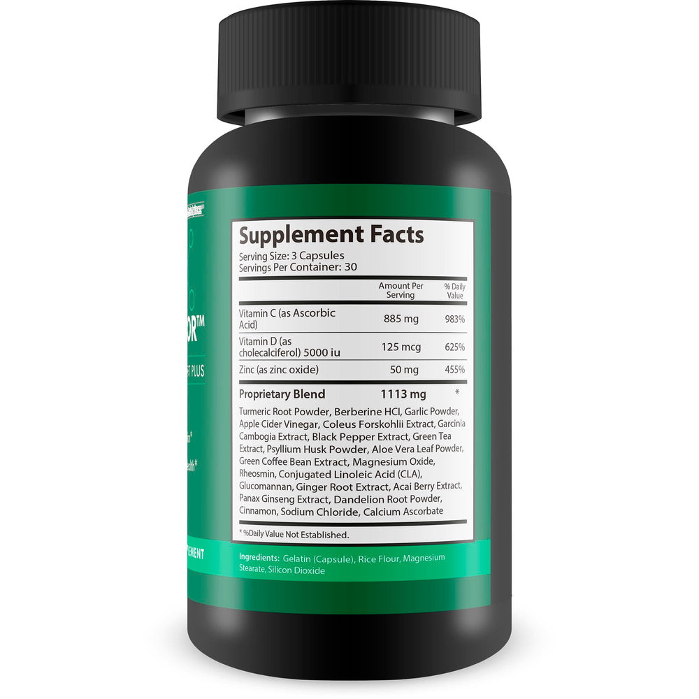 Happy Health Nervous System Savior pills closeup highlighting convenient daily use