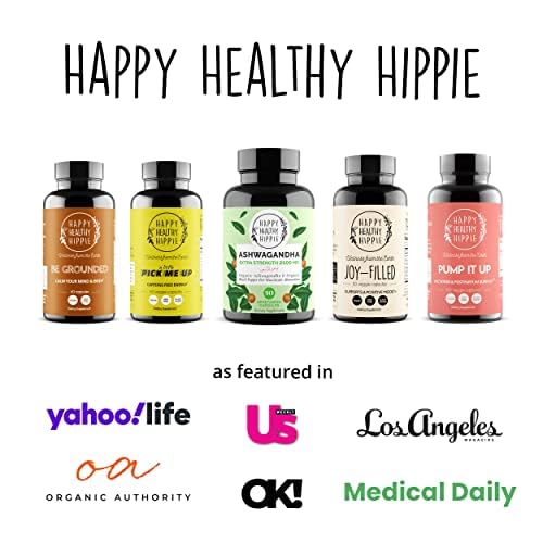 Happy Healthy Hippie easy daily routine: take 2 capsules with food.