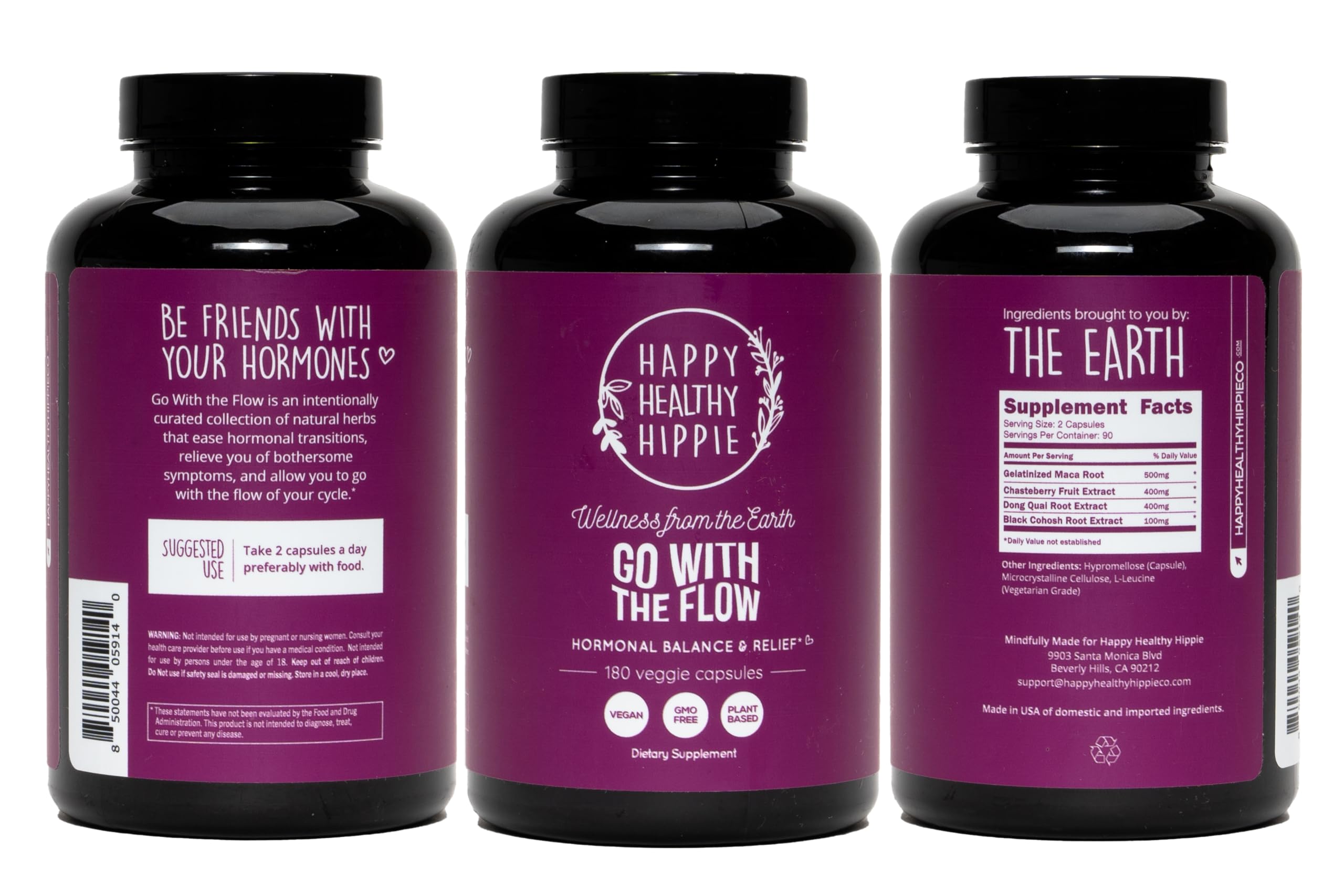 Gift-ready Go With The Flow bottle shown as a wellness gift option