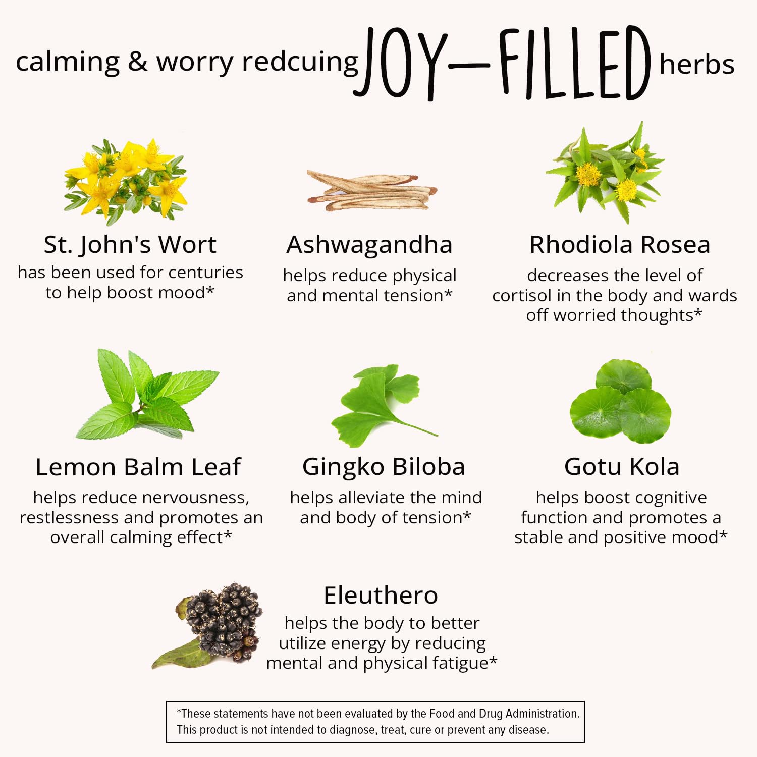 Vegan plant-based Joy-Filled mood capsules from Happy Healthy Hippie