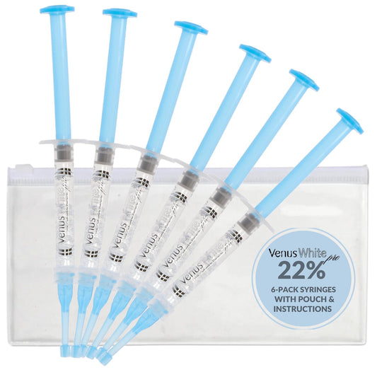 Hareus Kulzer Venus White Pro gel syringes pack for at-home whitening.