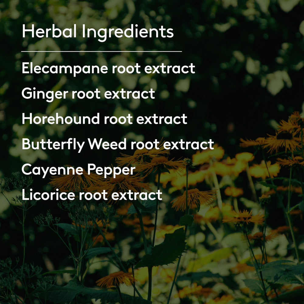 Harker Herbals Deep Lung Support tonic being added to tea suggests flexible use