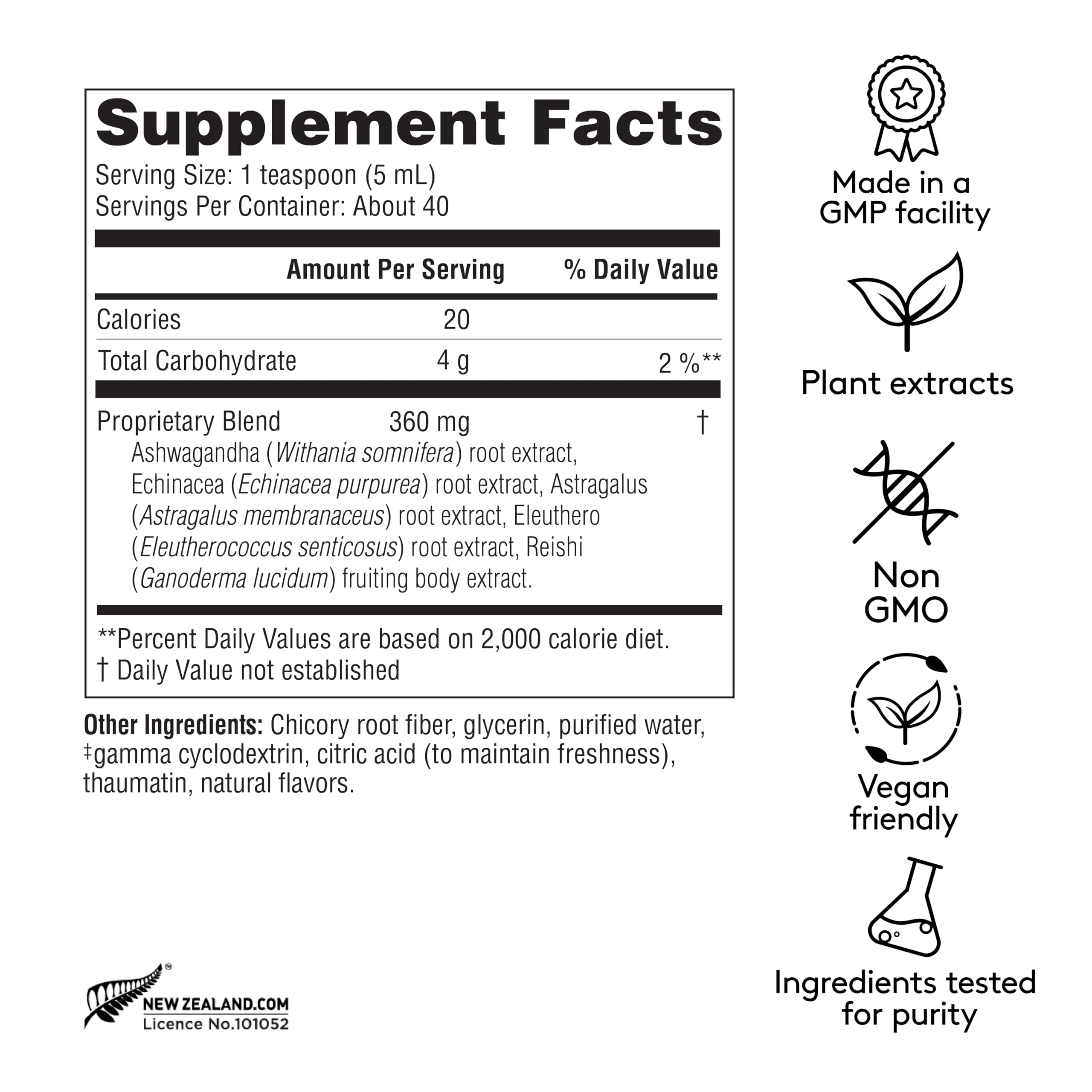 Harker Herbals dosing spoon for easy, consistent daily servings.