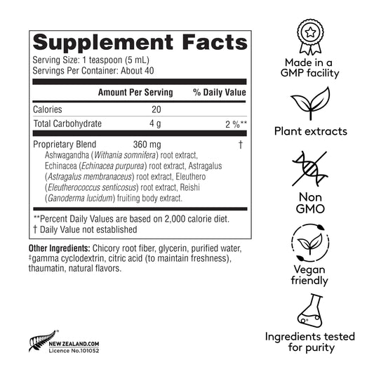 Harker Herbals dosing spoon for easy, consistent daily servings.