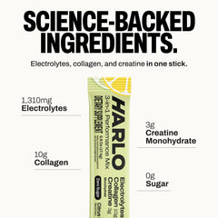 Harlo Citrus Lemon Lime scoop ready for workouts.