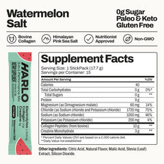 Harlo made-in-USA clean ingredients label close-up