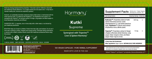 Harmony Nutraceuticals close-up vegan capsules showing fine texture and purity