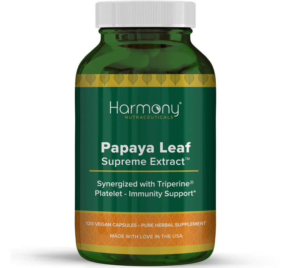 Harmony Nutraceuticals front bottle view showing product and value
