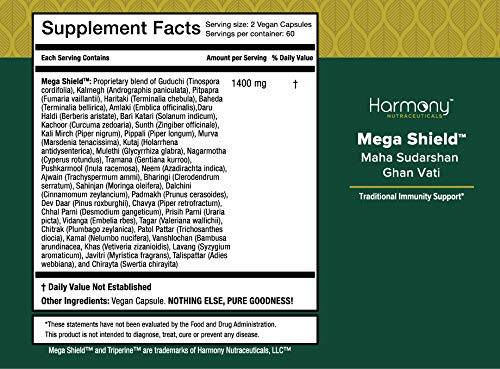 Harmony Nutraceuticals Mahasudarshan Ghan Vati for daily routine promoting immune balance
