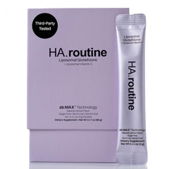 Haroutine liposomal glutathione powder 125 mg with high absorption potential.