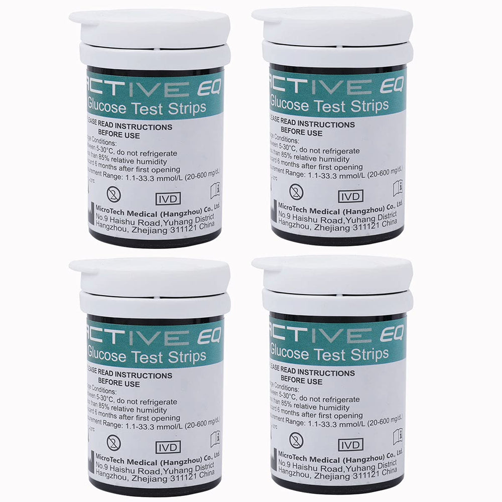 HARPIMER Exactive EQ test strips pack for glucose monitoring and accurate readings.