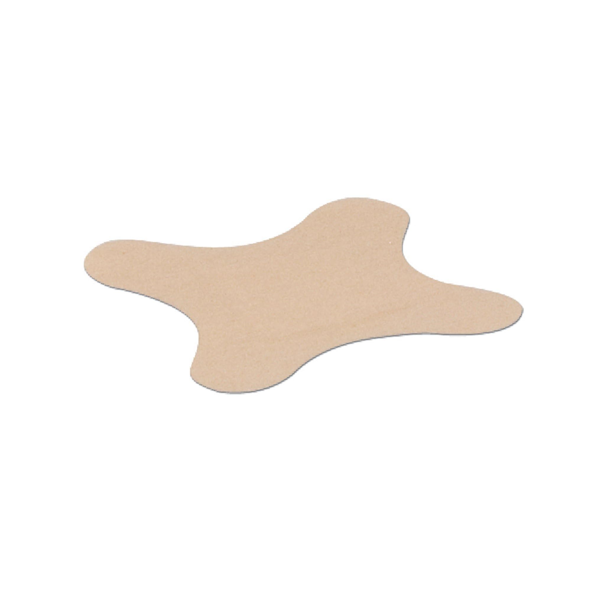 Hartmann Flex-Band tan fabric bandage wraps elbows and heels securely with a nonadherent pad