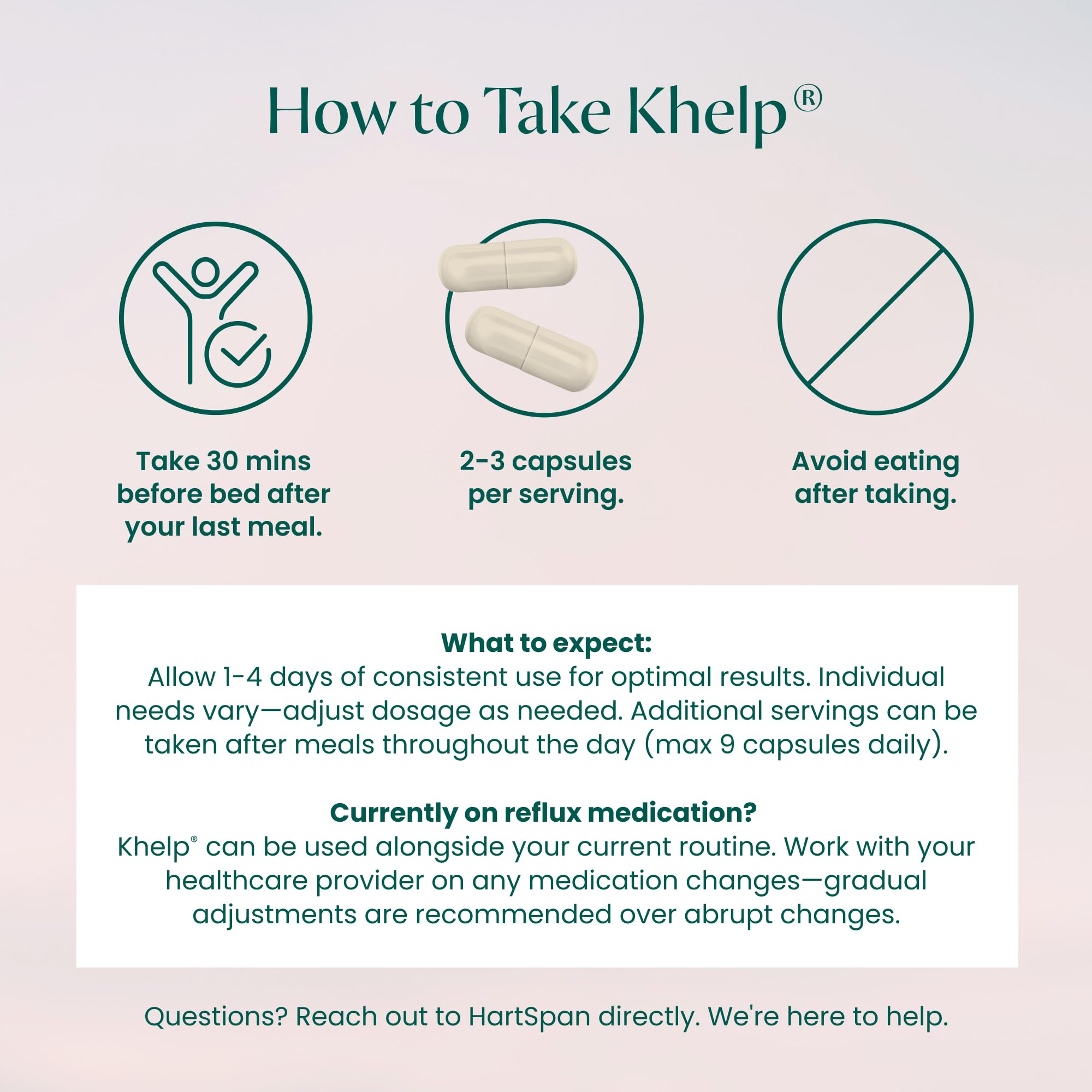 HartSpan Khelp visual barrier concept illustrating how alginate helps reflux.