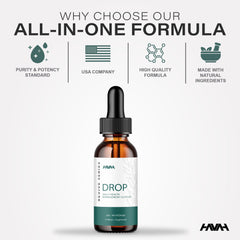 Havah Drop The Pounds bottle-side reveals compact 4 oz bottle.