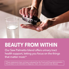HAVASU NUTRITION capsules pouring into hand for easy daily intake.