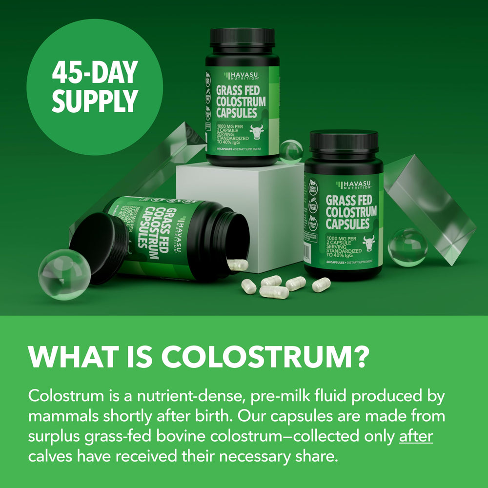 HAVASU NUTRITION concentrated colostrum formula in capsule form