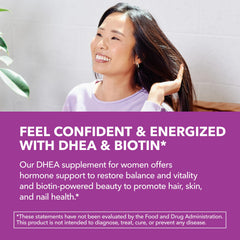Vegan, Non-GMO, Gluten-Free HAVASU DHEA Biotin capsules support clean wellness.