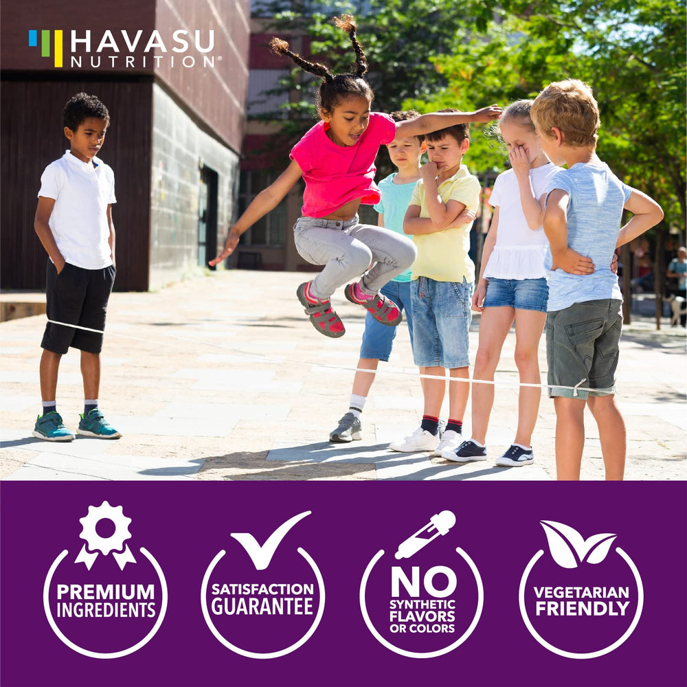 HAVASU NUTRITION Berry flavor gummies make daily health habit enjoyable.