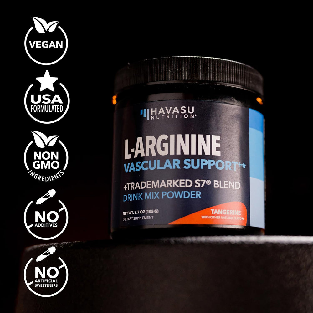 Kitchen counter setup for pre and post-workout routine with HAVASU powder