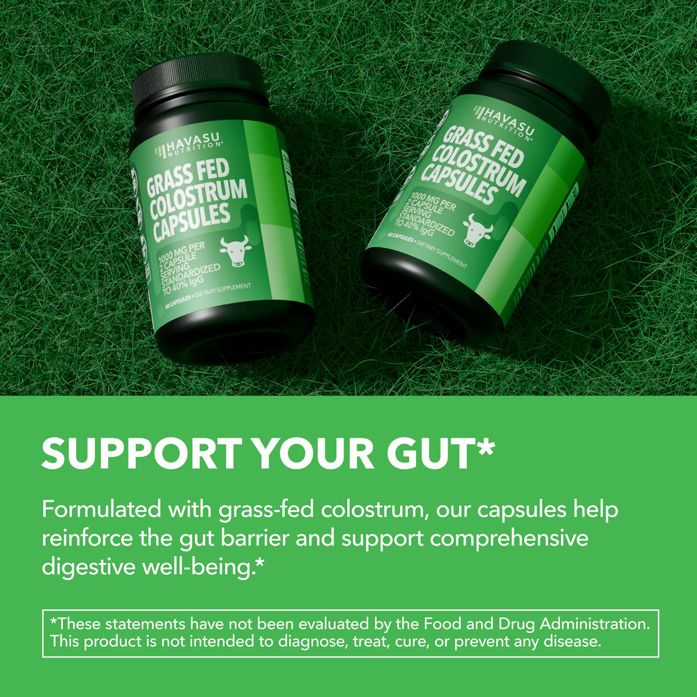 HAVASU NUTRITION non-GMO gluten-free colostrum capsules