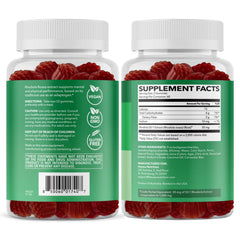 HAVASU NUTRITION Rhodiola Gummies packaging with vegan gluten-free icon communicates safe choice