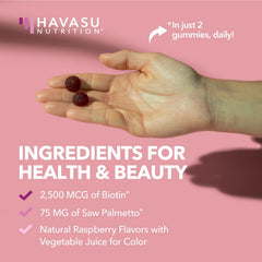 HAVASU NUTRITION non-GMO certification visible on packaging