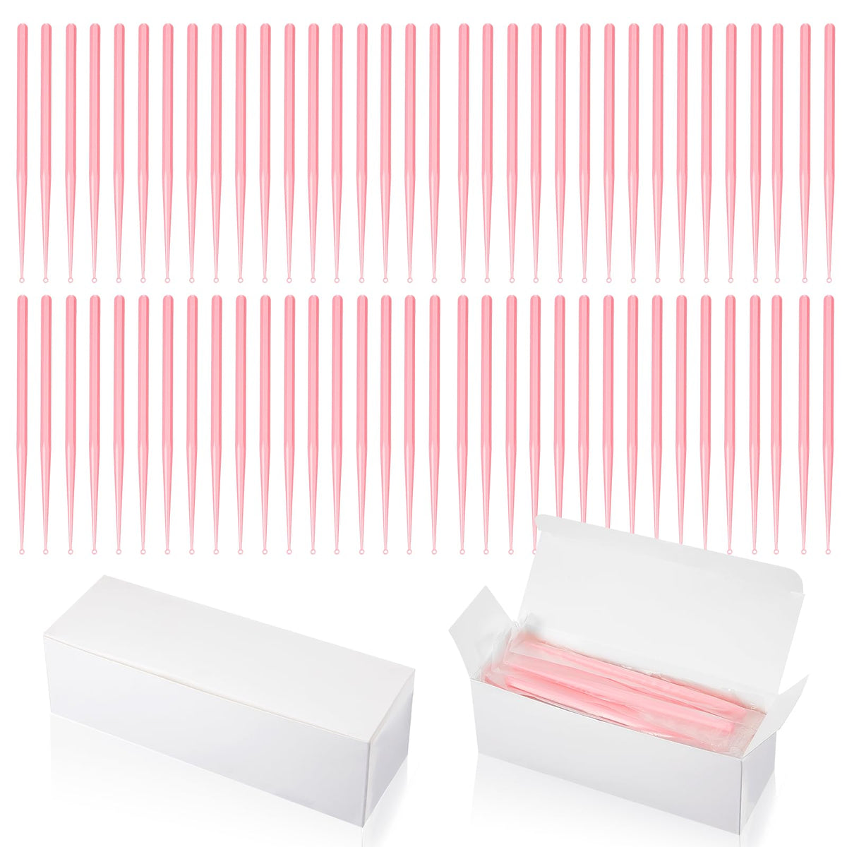 Havawish disposable ear curette in pink, individually wrapped for safe home use.