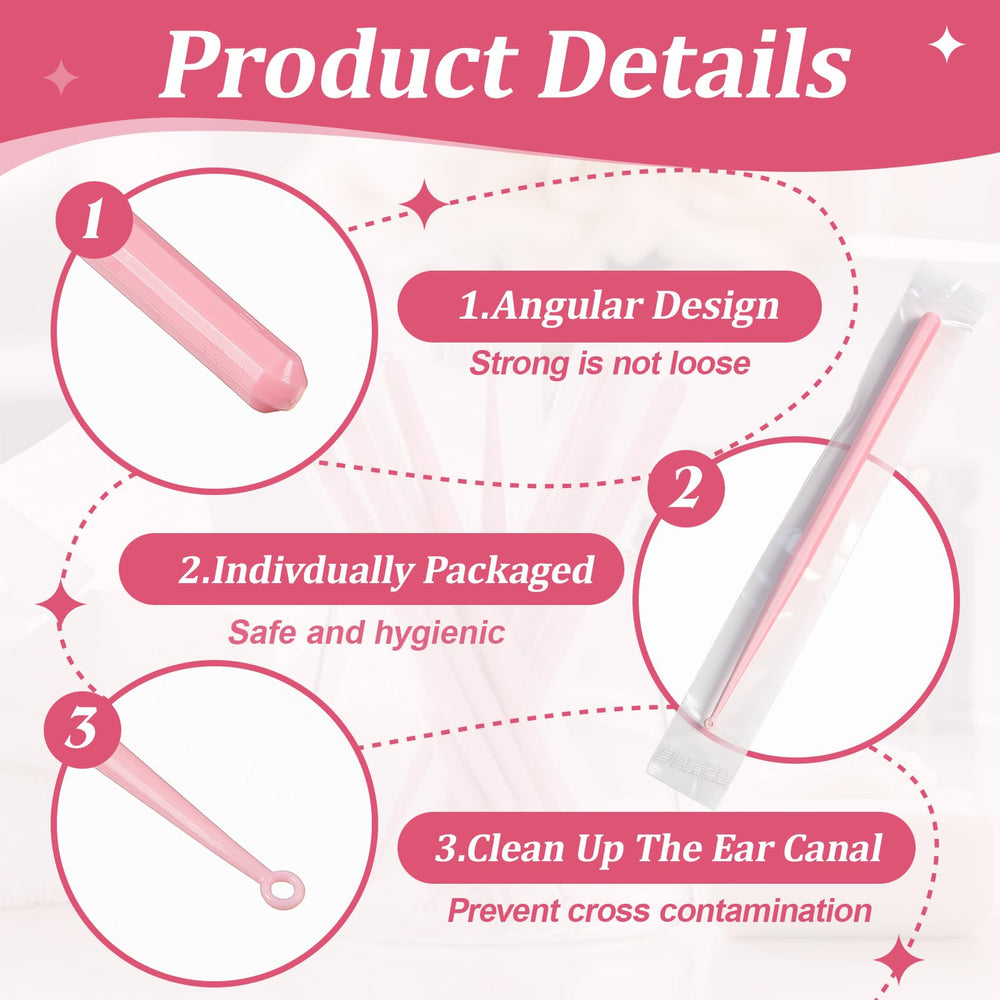 Havawish soft polypropylene ear cleaner offers a smooth touch and comfort.