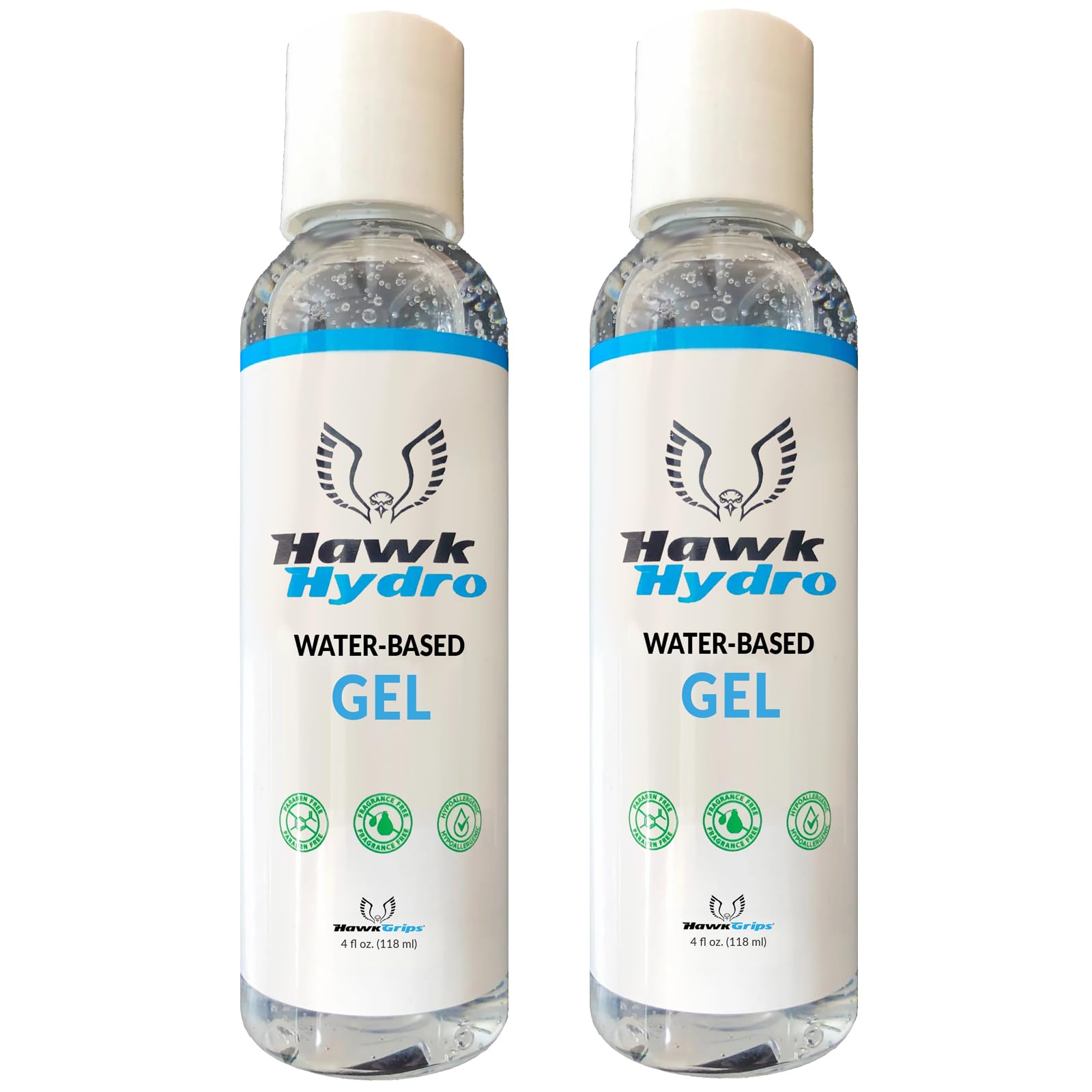 HawkGrips HawkHydro bottle pour enables quick, mess-free gel application for therapy sessions.