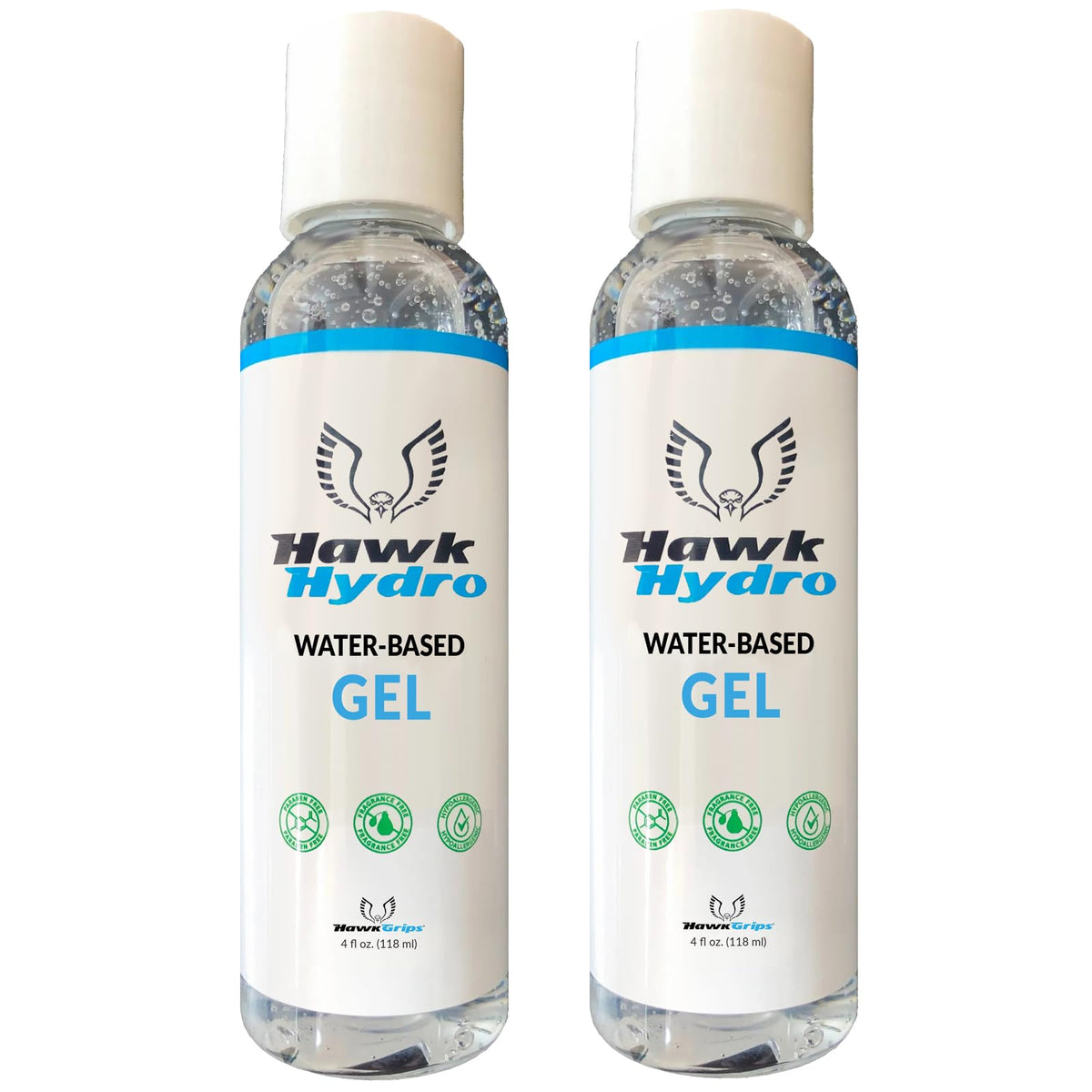 HawkGrips HawkHydro bottle pour enables quick, mess-free gel application for therapy sessions.