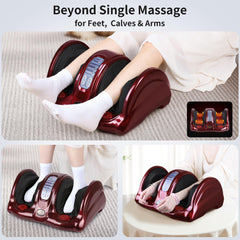 H&B Luxuries Foot Massager beside a chair for quick foot relief after work.
