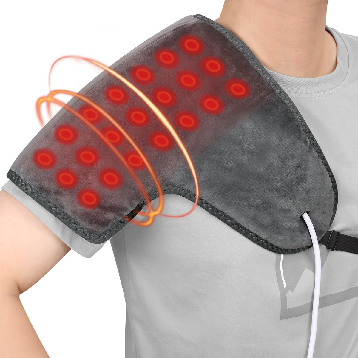 H&B Luxuries jade infrared shoulder pad delivering targeted warmth