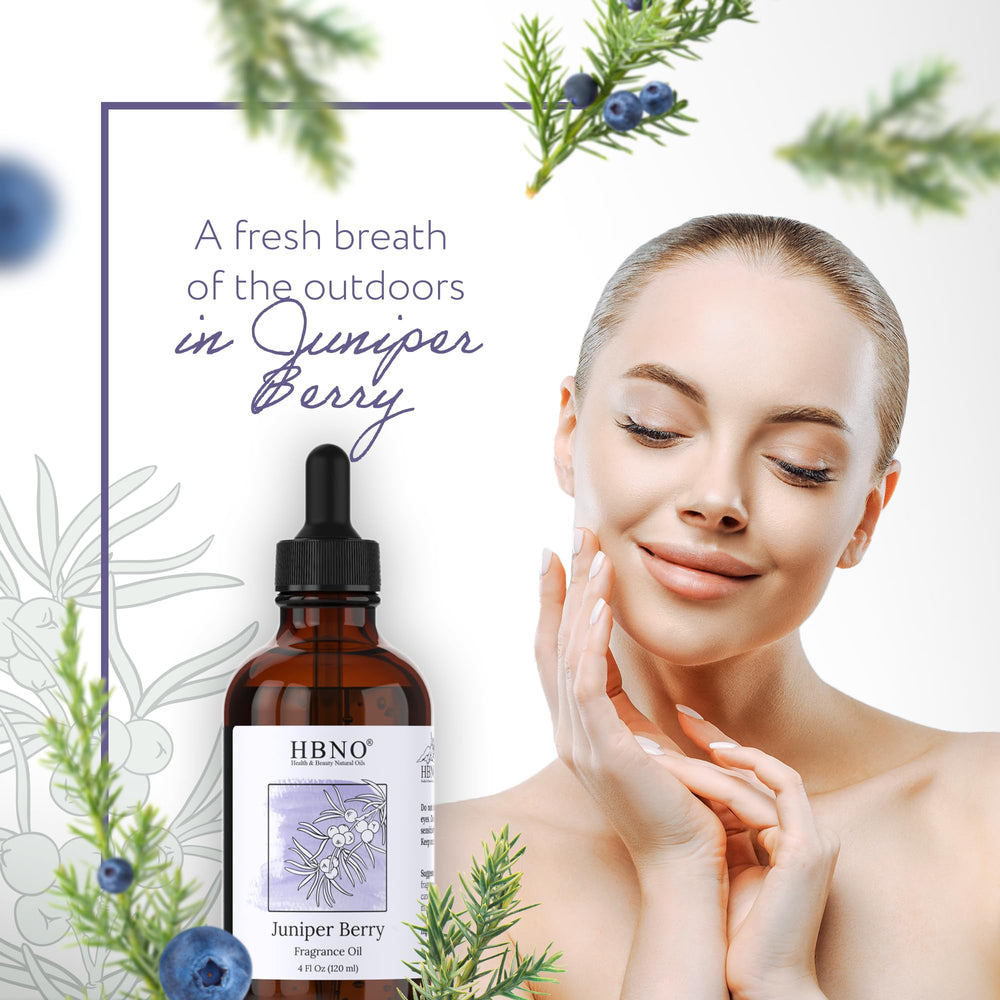 HBNO Juniper Berry Oil offers a bright aroma for diffusion and rituals.