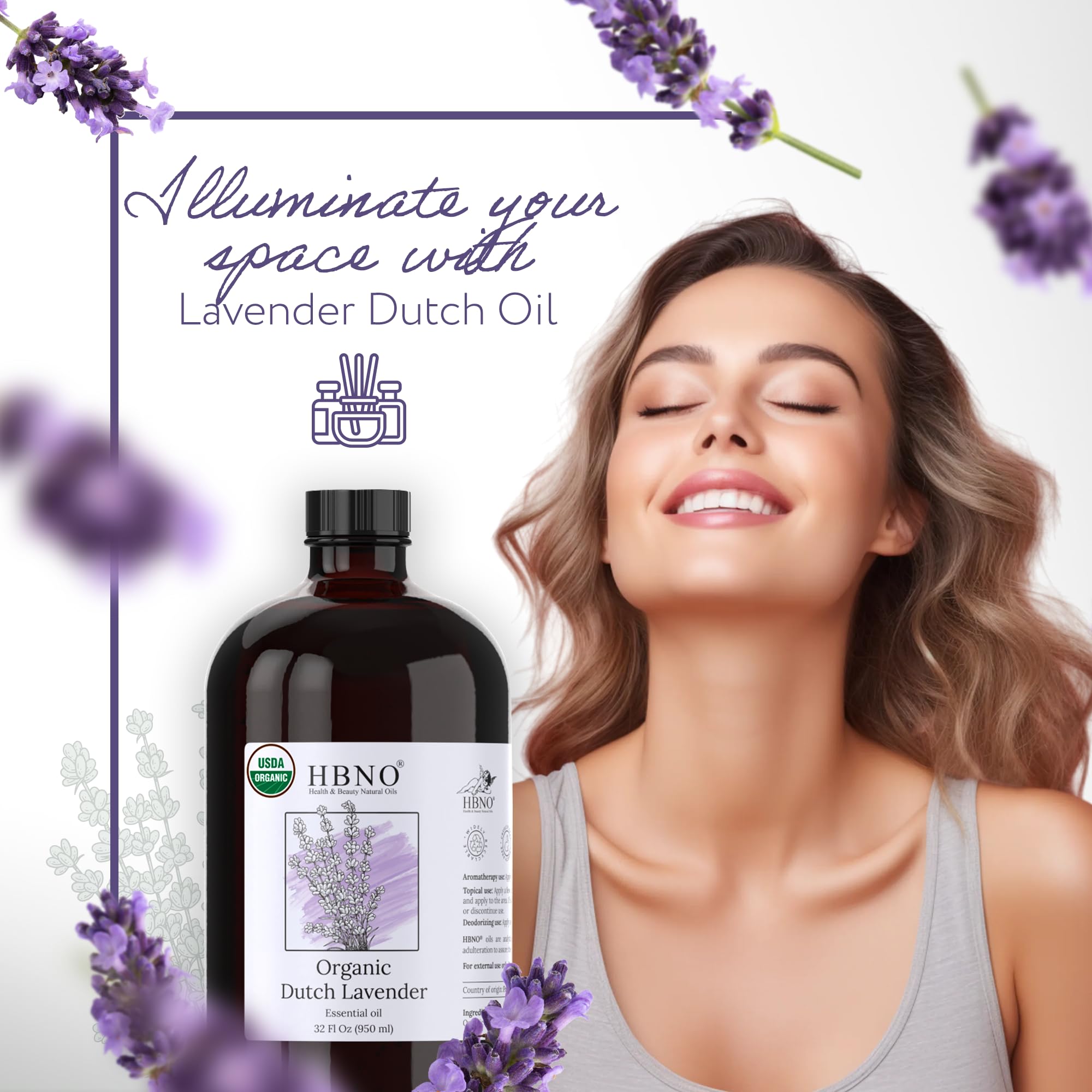 HBNO Organic Lavender Dutch Oil used in DIY soaps and candles projects.